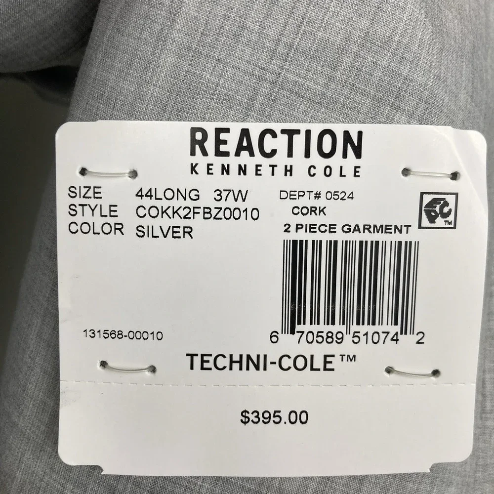 KENNETH COLE REACTION 2-pc suit Mismatched Jacket 44L Pants 33Wx32L E081219‎